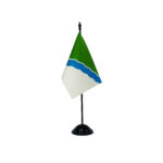 Настольный флагшток пластик черный, 1 шток