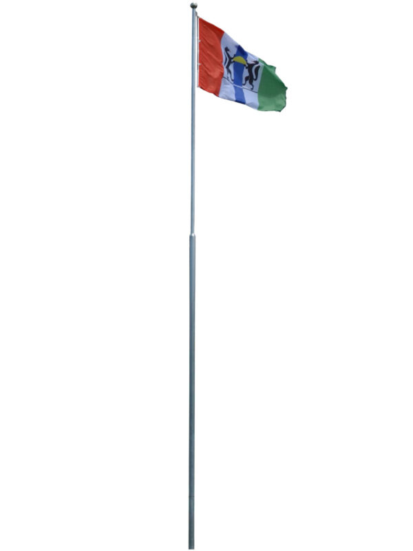 Уличный флагшток «Закрытый механизм» 10 м