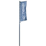 Уличный флагшток «Закрытый баннер-лифт» 12 м.