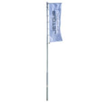 Уличный флагшток «Открытый баннер-лифт» 12 м.