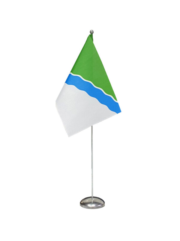 Настольный флагшток нержавейка 50 мм с шариком, 1 шток