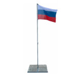 Мобильный флагшток для школ «Стандарт» 3 м. с сварным основанием