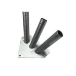 Сварной фасадный кронштейн на 3 штока (Цинк)