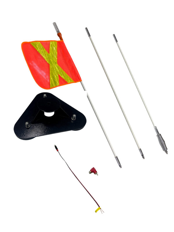 Флагшток сигнальный на магните 305 см